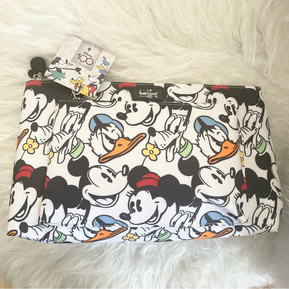 NWT Disney  Mickey and Friends 100th Anniversary Makeup Cosmetic Travel Bag Case